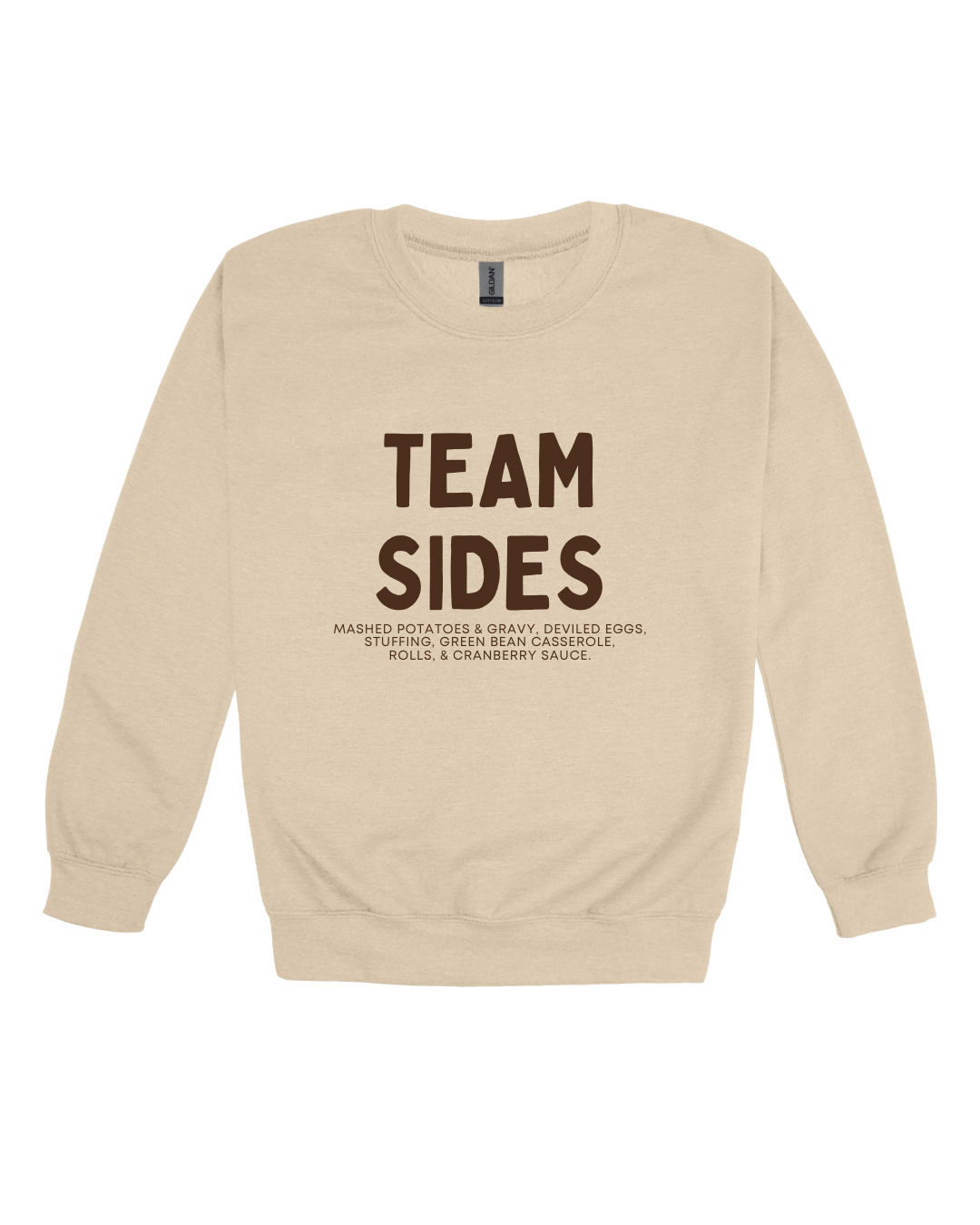 Thanksgiving Team Sides Adult Sweatshirt