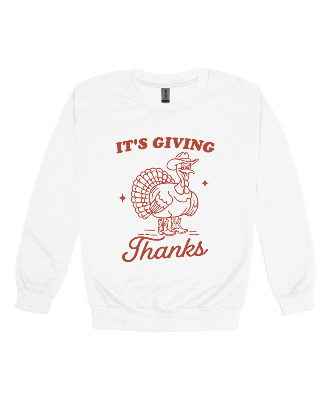 Thanksgiving It’s Giving Thanks Adult Sweatshirt