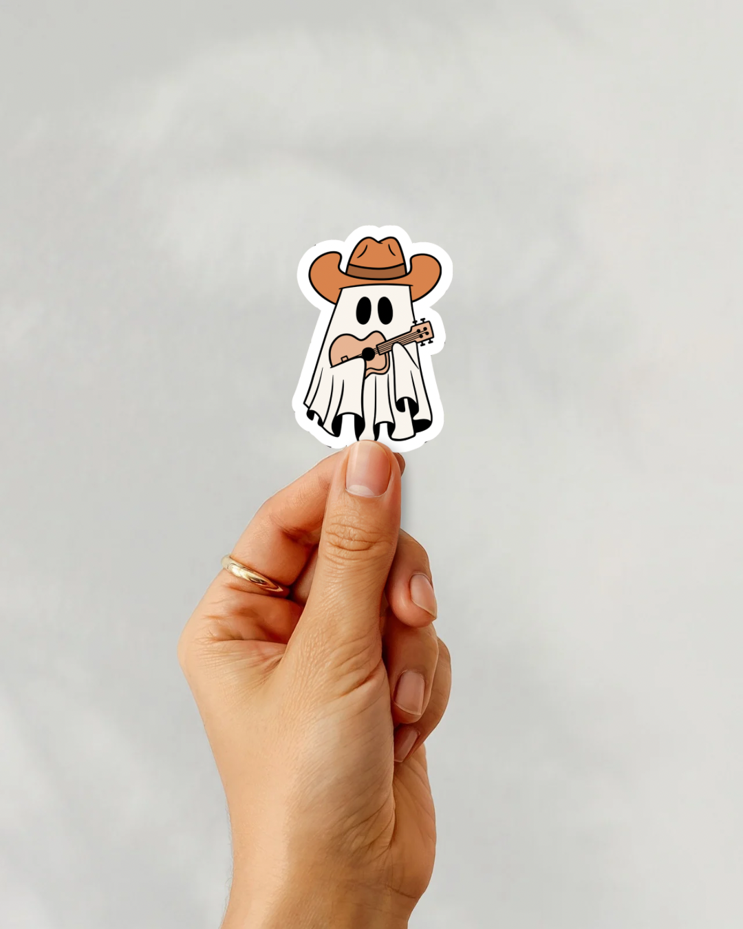 Ghost Cowboy Vinyl Sticker