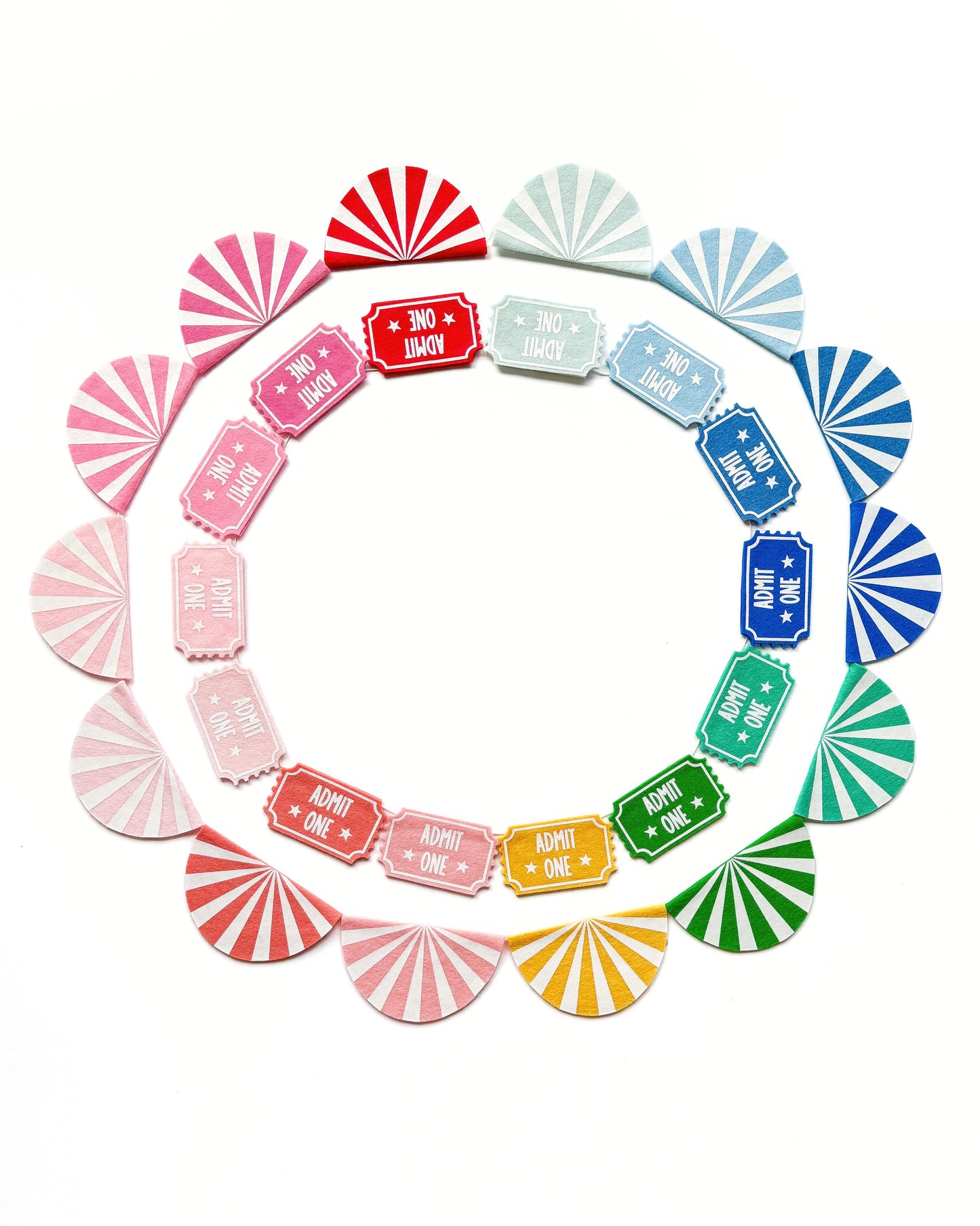 Admission Ticket Garland