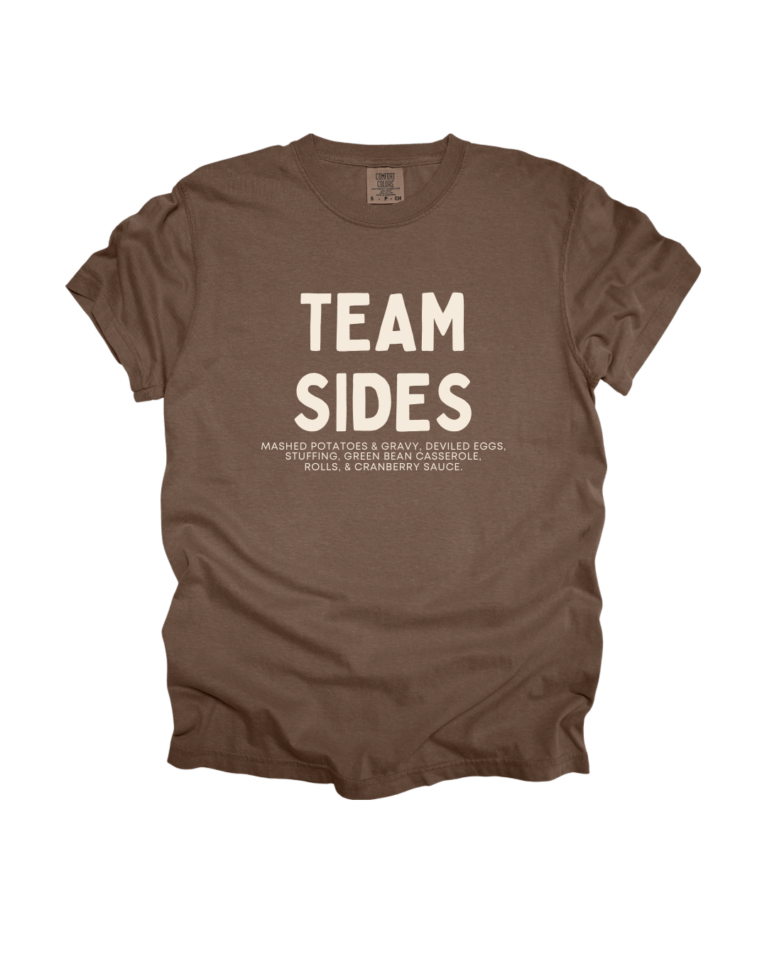 Thanksgiving Team Sides Adult Tee