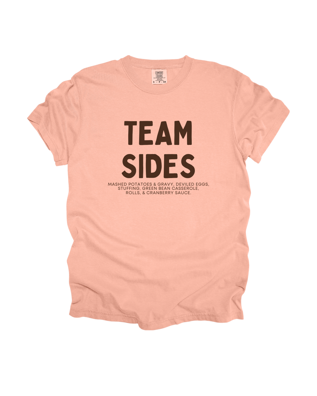 Thanksgiving Team Sides Adult Tee