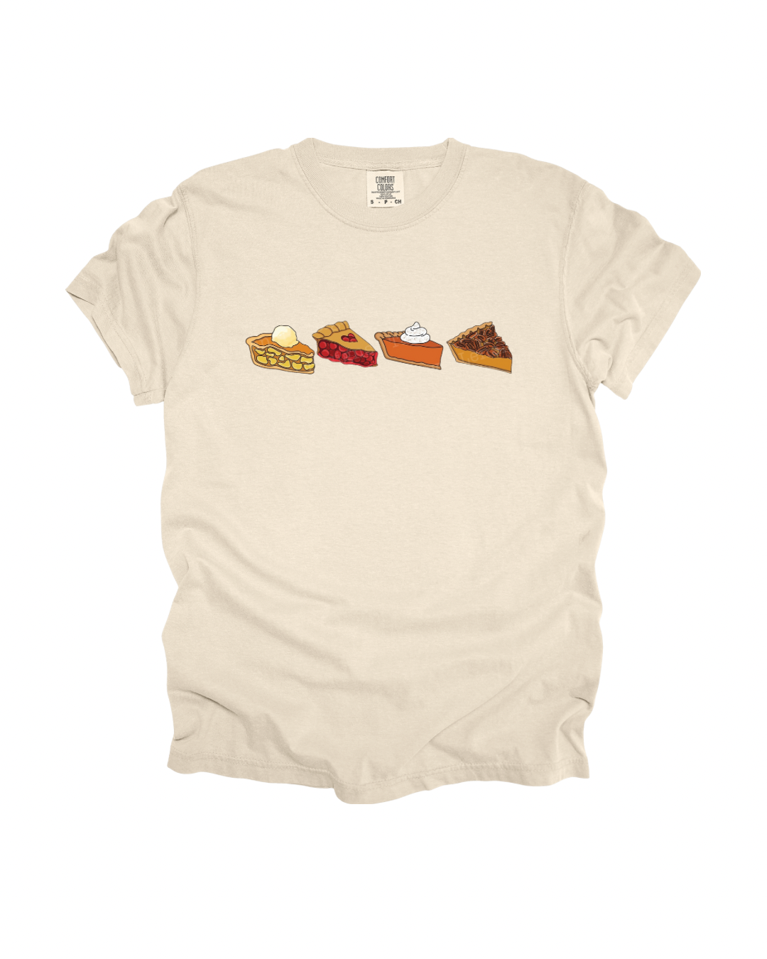 Thanksgiving Pies Adult Tee