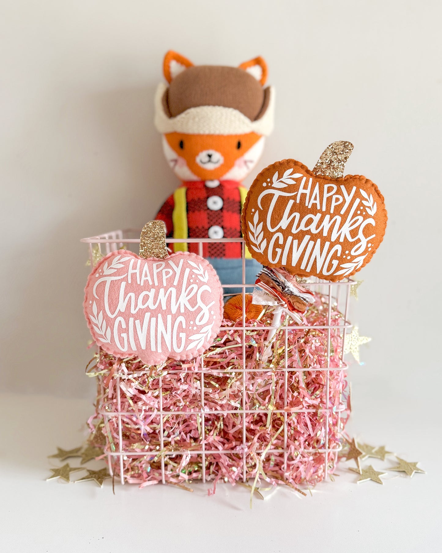 Thanksgiving Pumpkin Tag/Wand