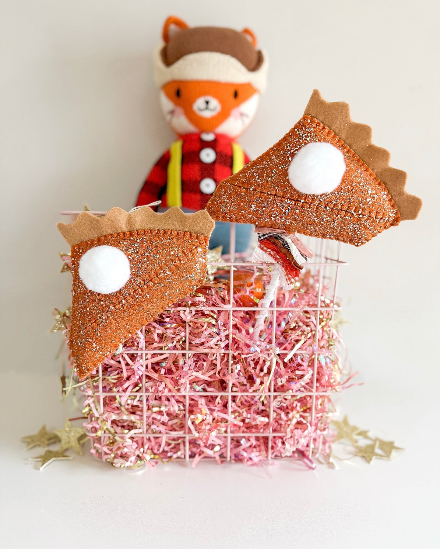 Thanksgiving Pumpkin Pie Tag/Wand
