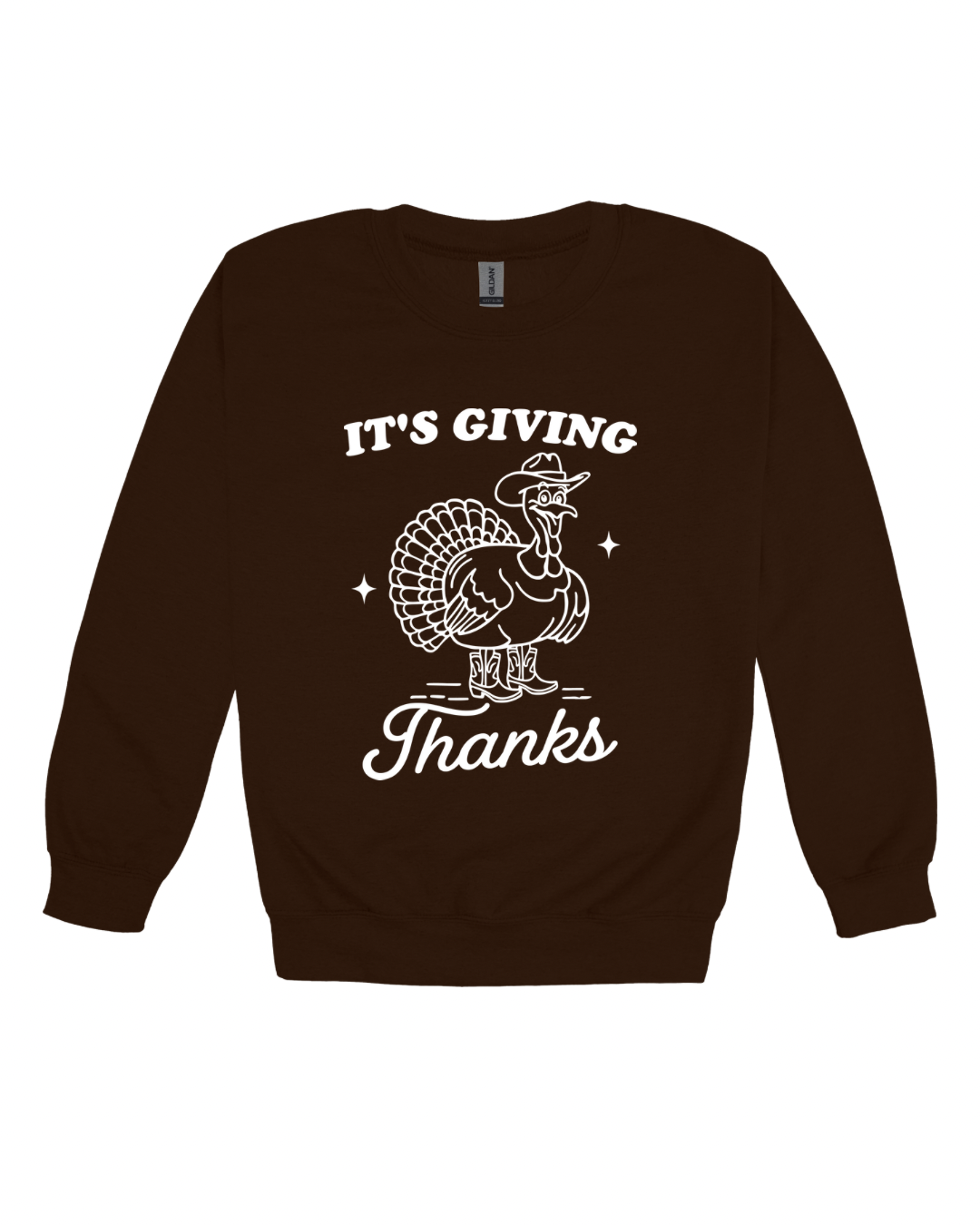 Thanksgiving It’s Giving Thanks Adult Sweatshirt