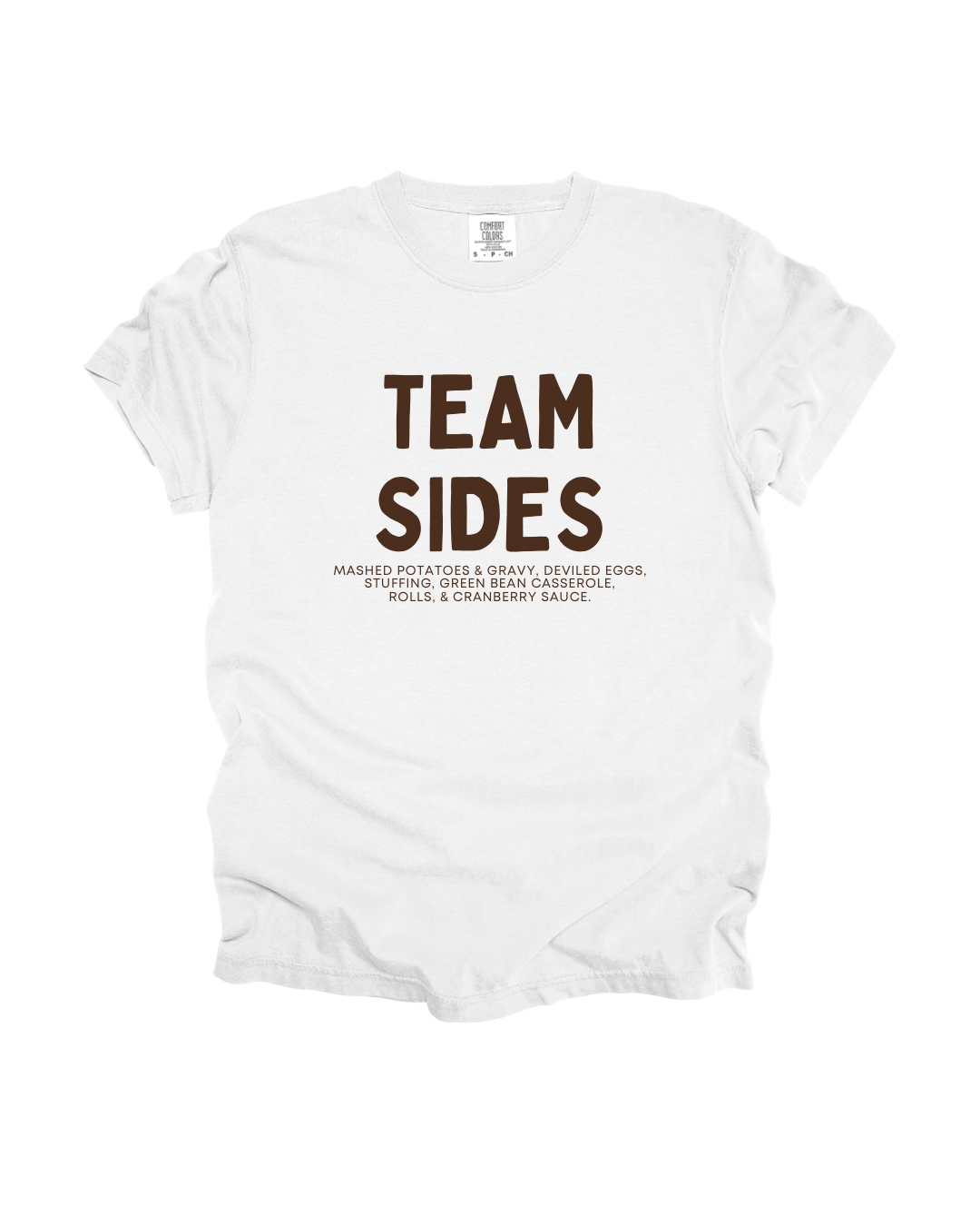 Thanksgiving Team Sides Adult Tee