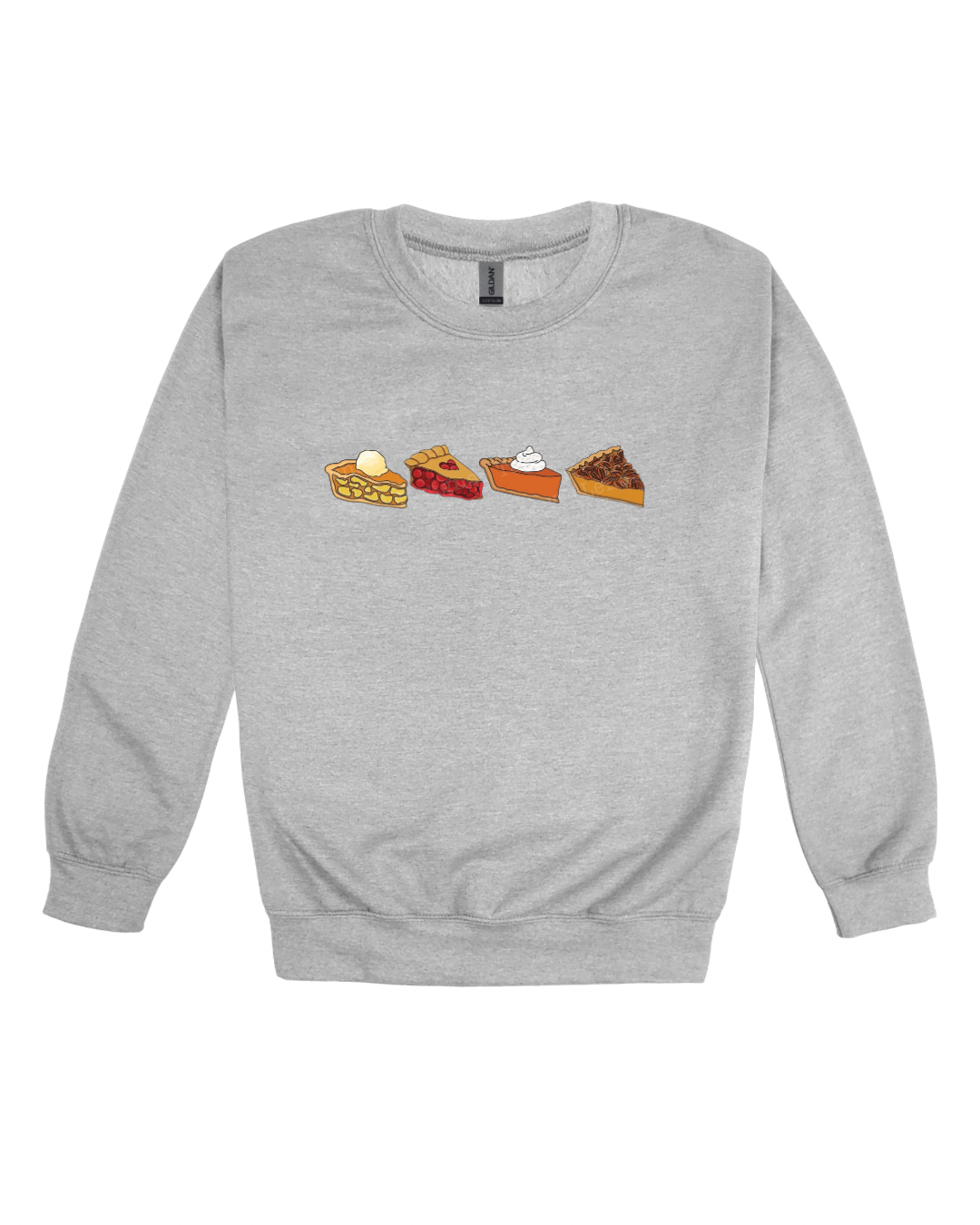 Thanksgiving Pies Adult Sweatshirt