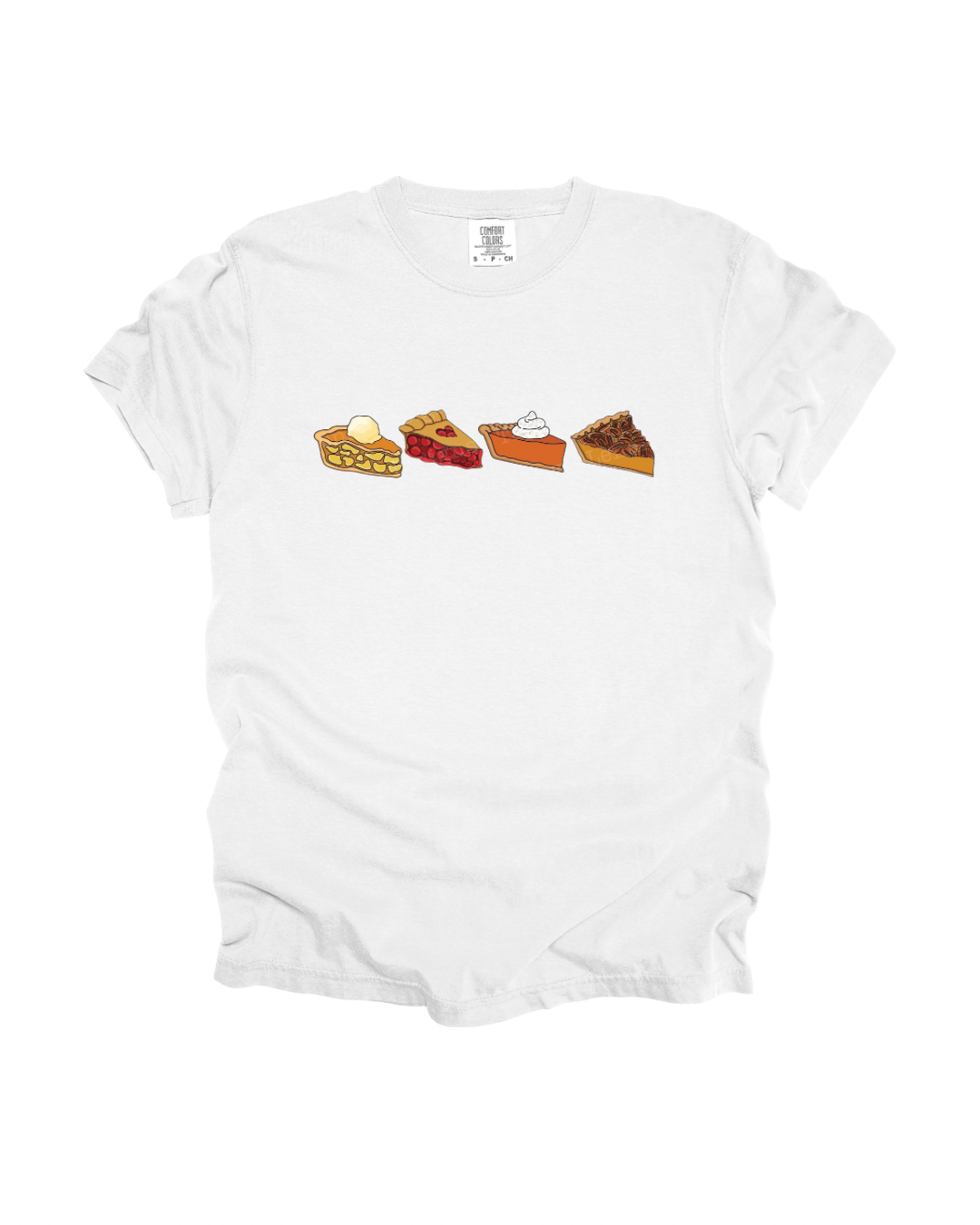 Thanksgiving Pies Adult Tee