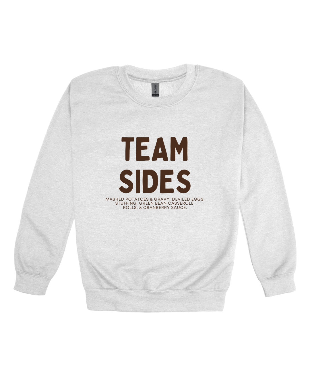Thanksgiving Team Sides Adult Sweatshirt