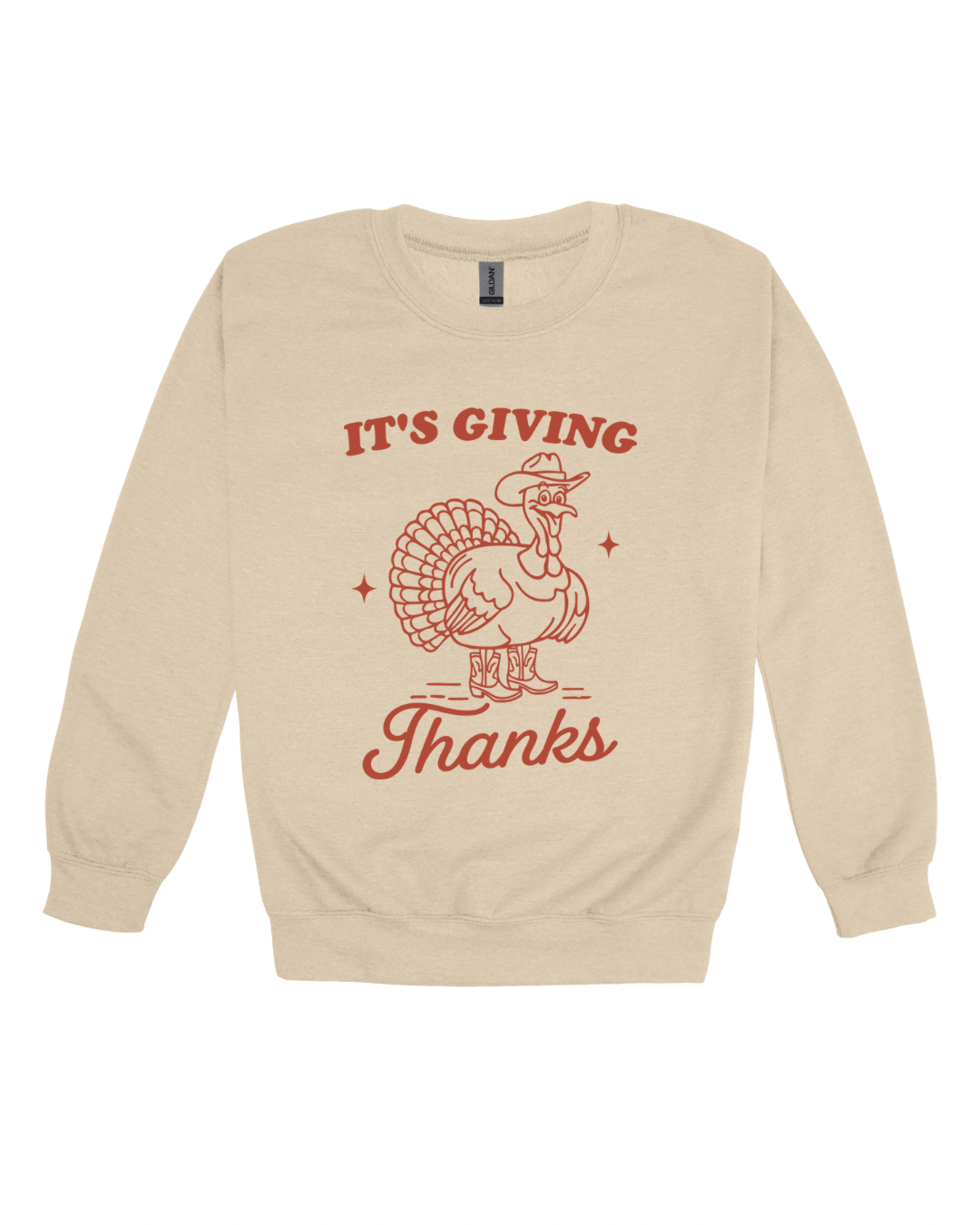 Thanksgiving It’s Giving Thanks Adult Sweatshirt