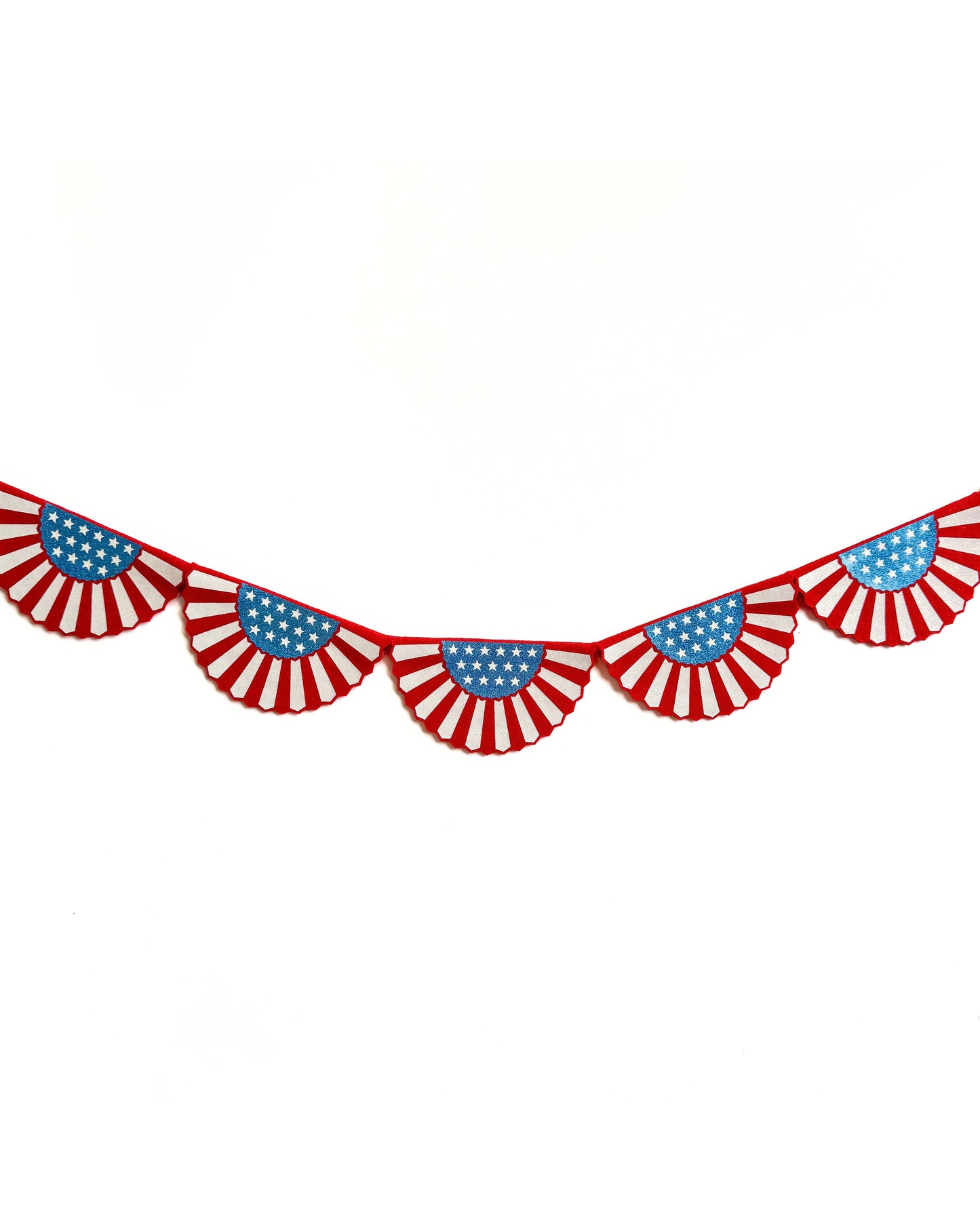 4th of July Bunting Garland