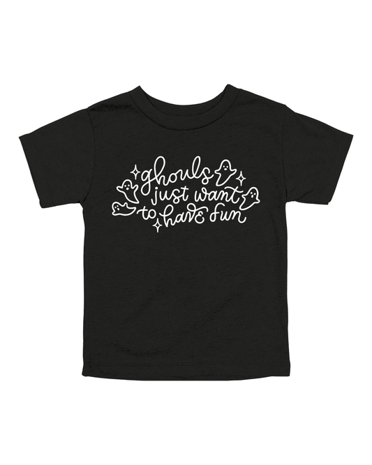 Ghouls Just Want To Have Fun Youth Tee