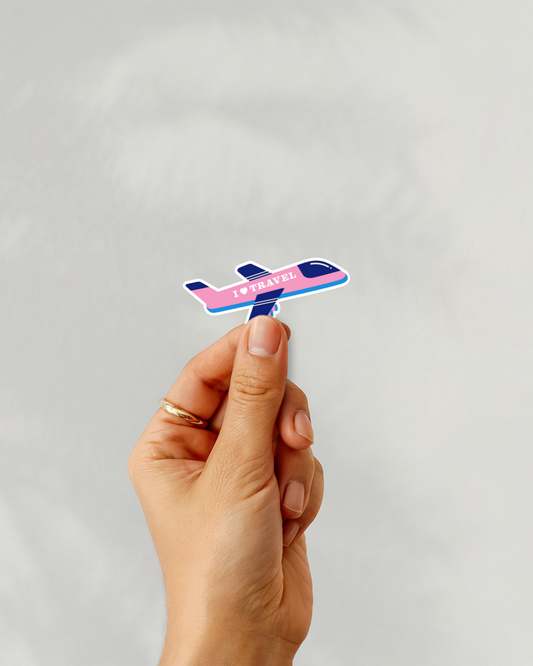 Airplane Vinyl Sticker