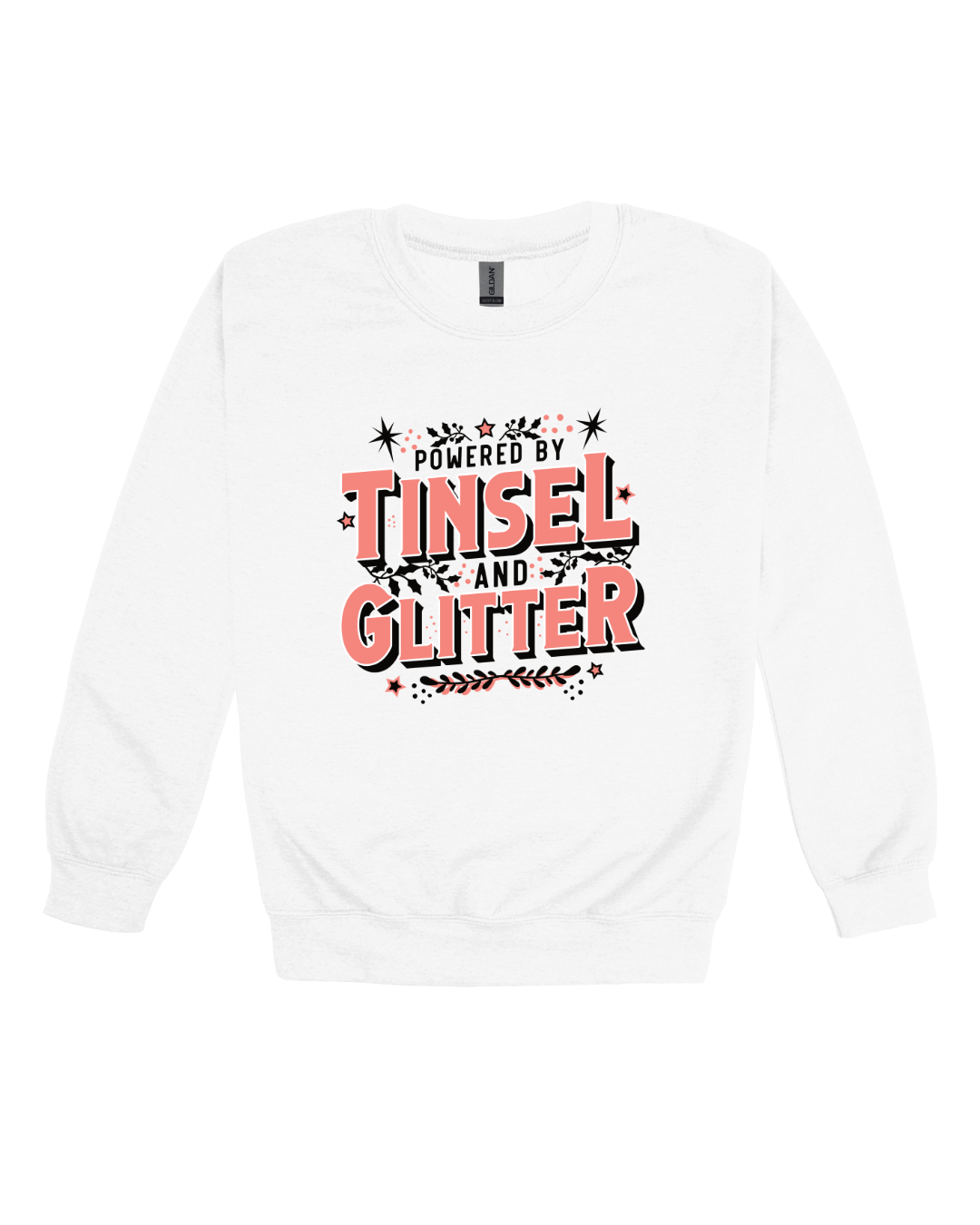 Powered By Tinsel & Glitter Youth Sweatshirt