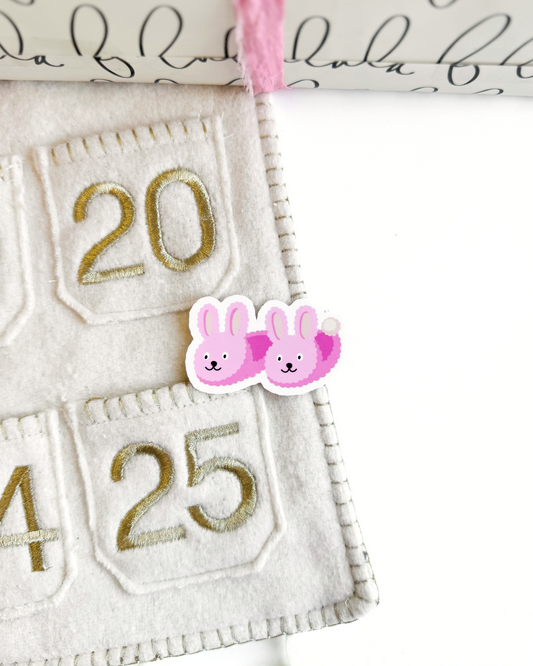 A Christmas Story Bunny Slippers Vinyl Sticker