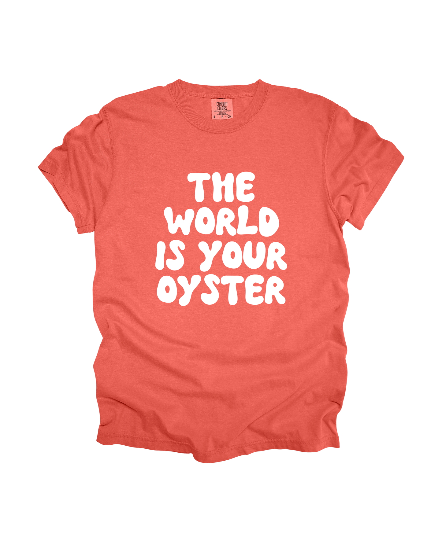 The World Is Your Oyster Adult Tee