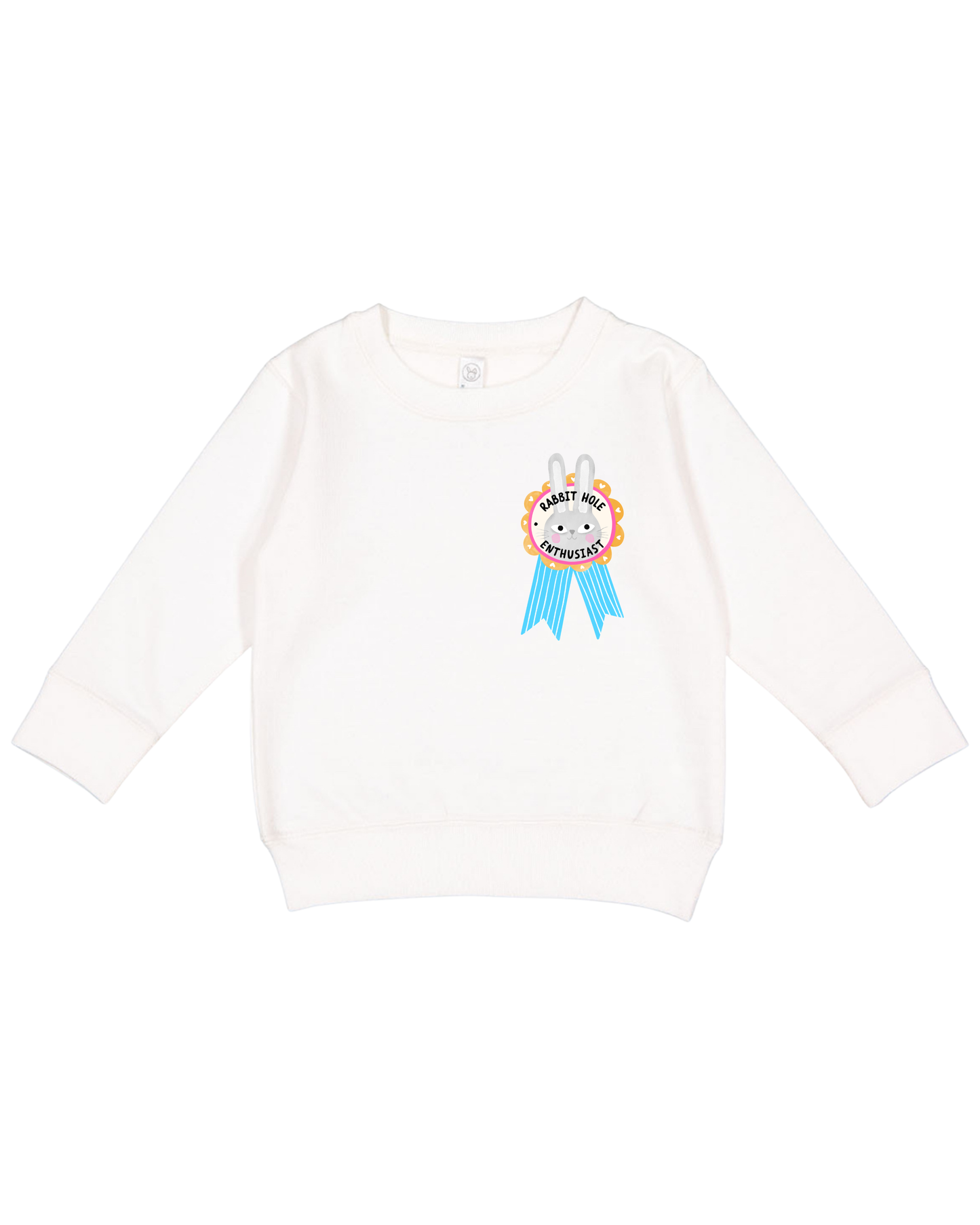 Rabbit Hole Enthusiast Toddler Sweatshirt