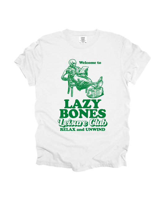 Lazy Bones Leisure Club Adult Tee