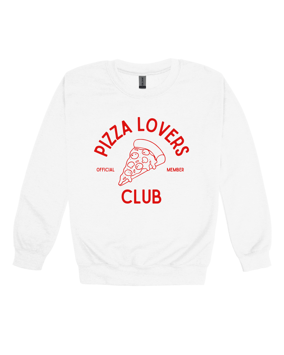 Pizza Lovers Club Adult Sweatshirt