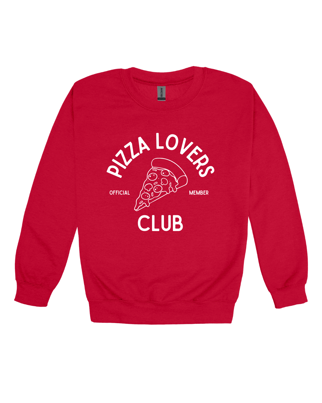 Pizza Lovers Club Adult Sweatshirt