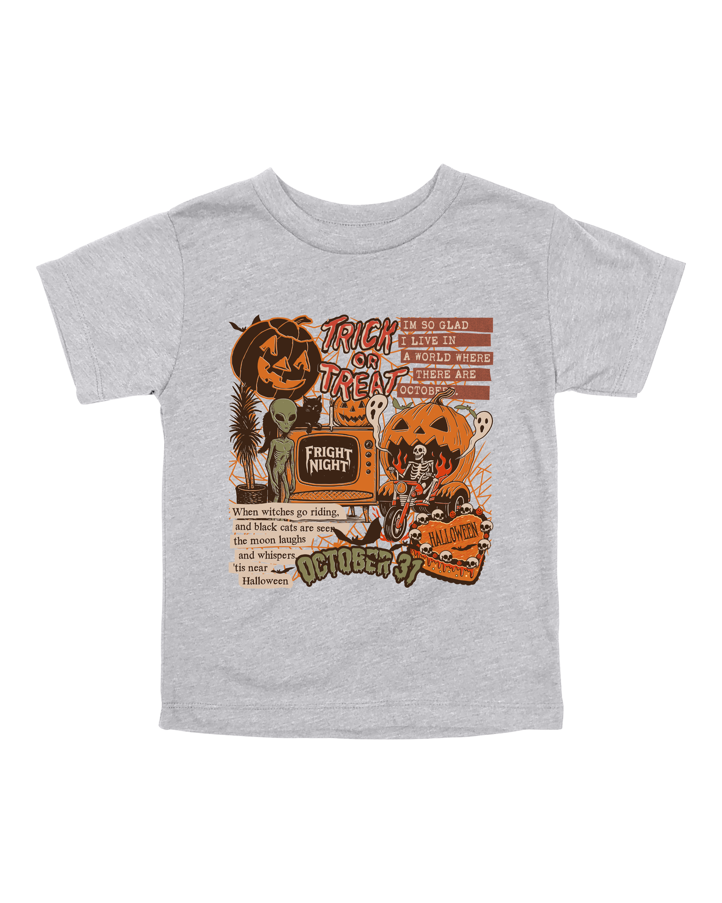 Vintage Halloween Collage Youth Tee
