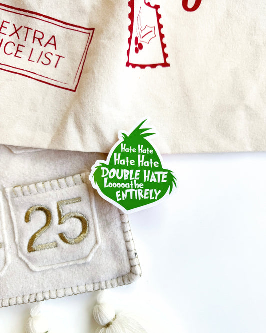 The Grinch Vinyl Sticker