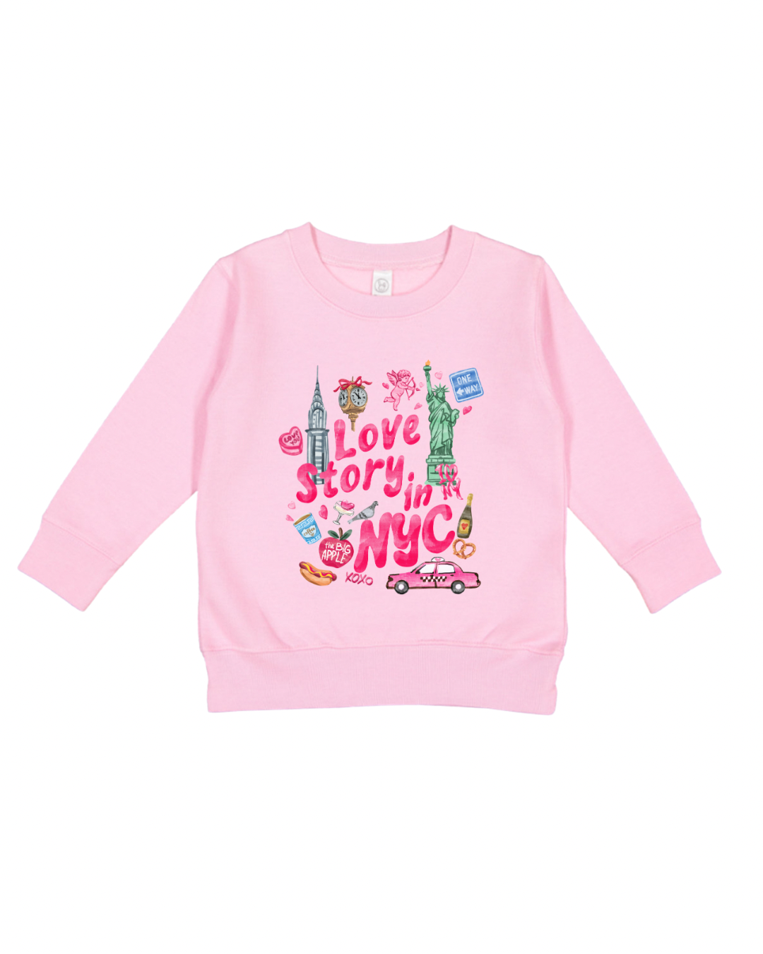 Love Story In NYC Toddler Sweatshirt