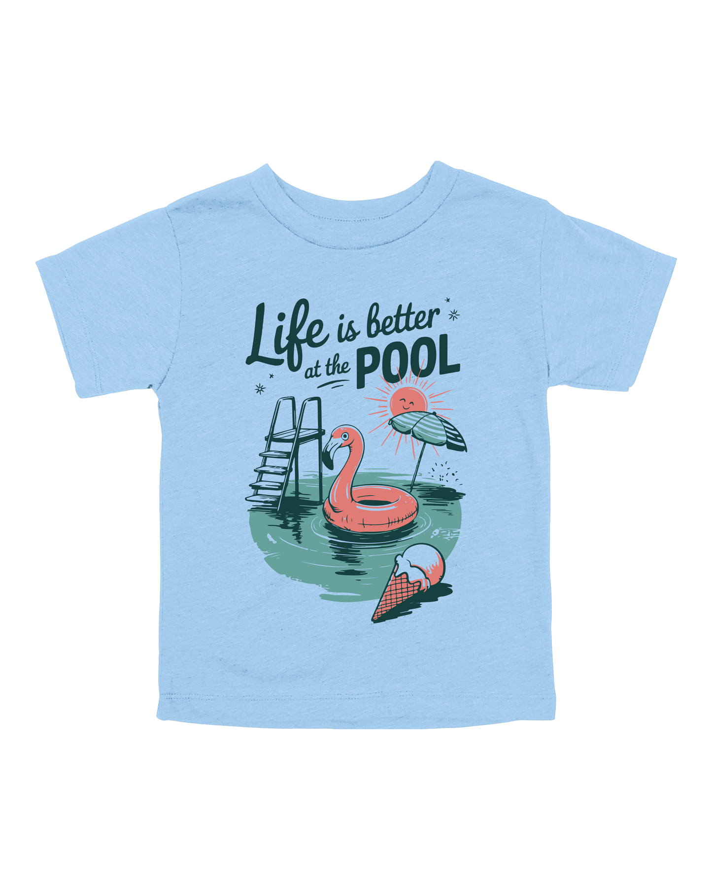 Life Is Better At The Pool Youth Tee