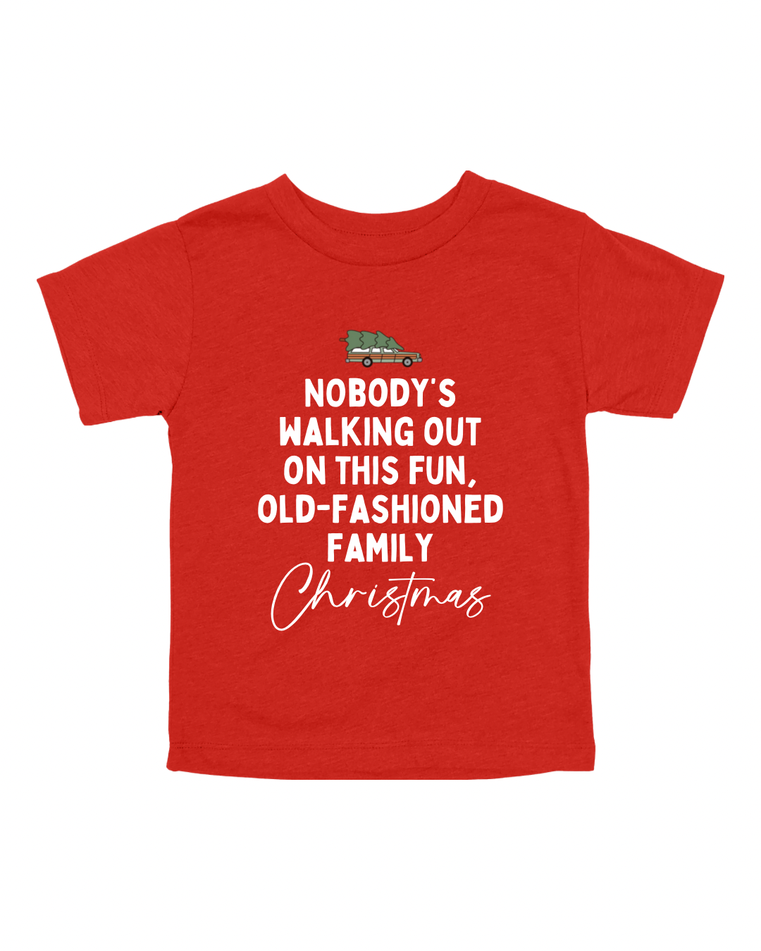 Old-Fashioned Family Christmas Youth Tee