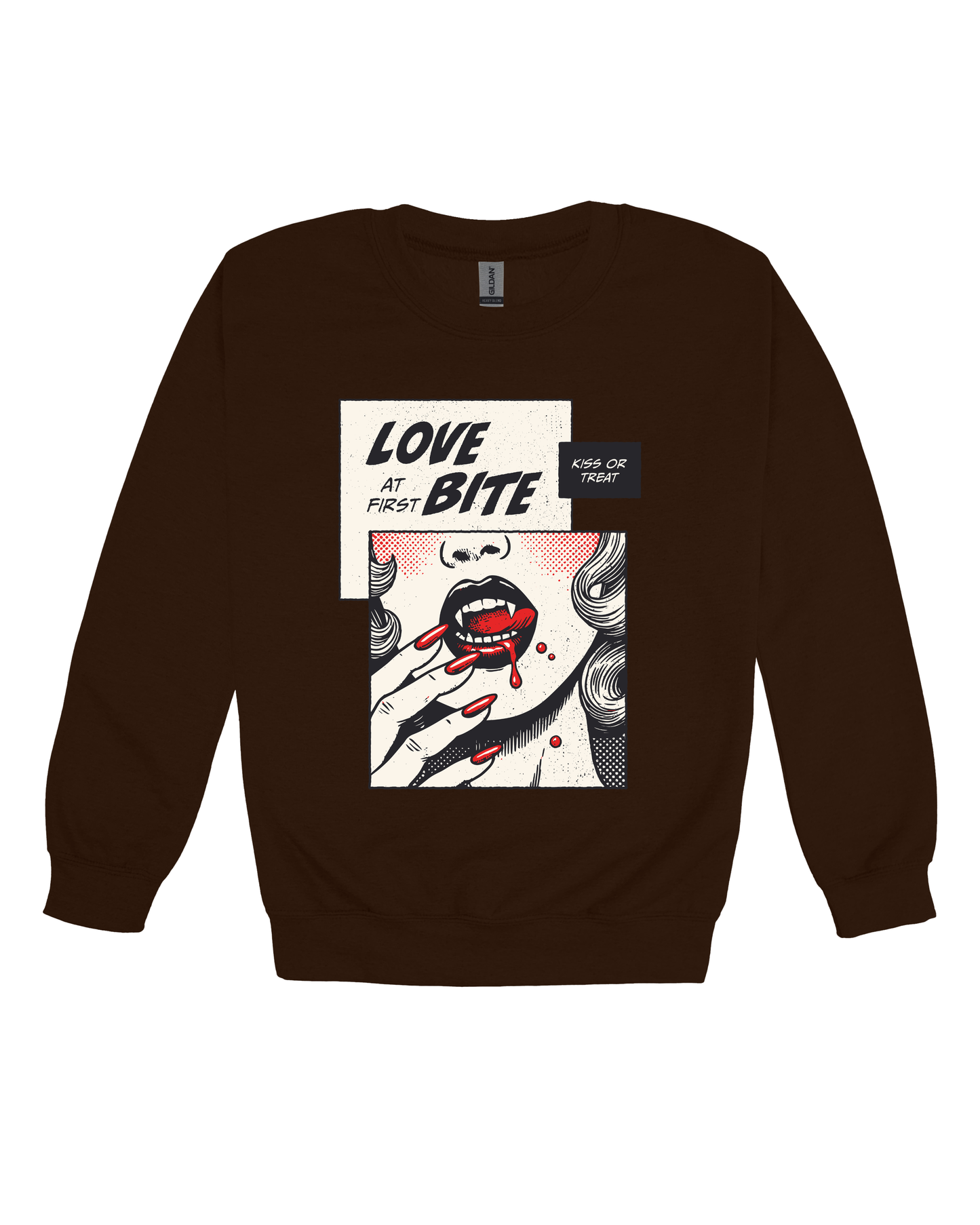 Love At First Bite Adult Sweatshirt