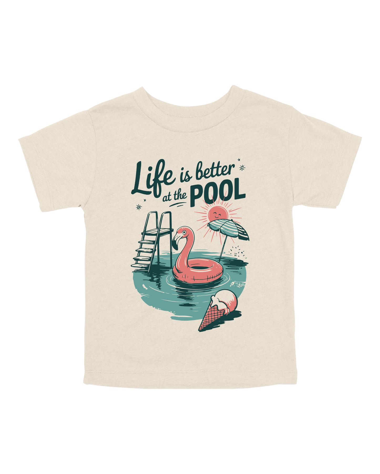 Life Is Better At The Pool Youth Tee