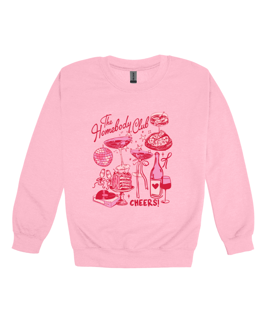 Homebody Club Cheers Adult Sweatshirt