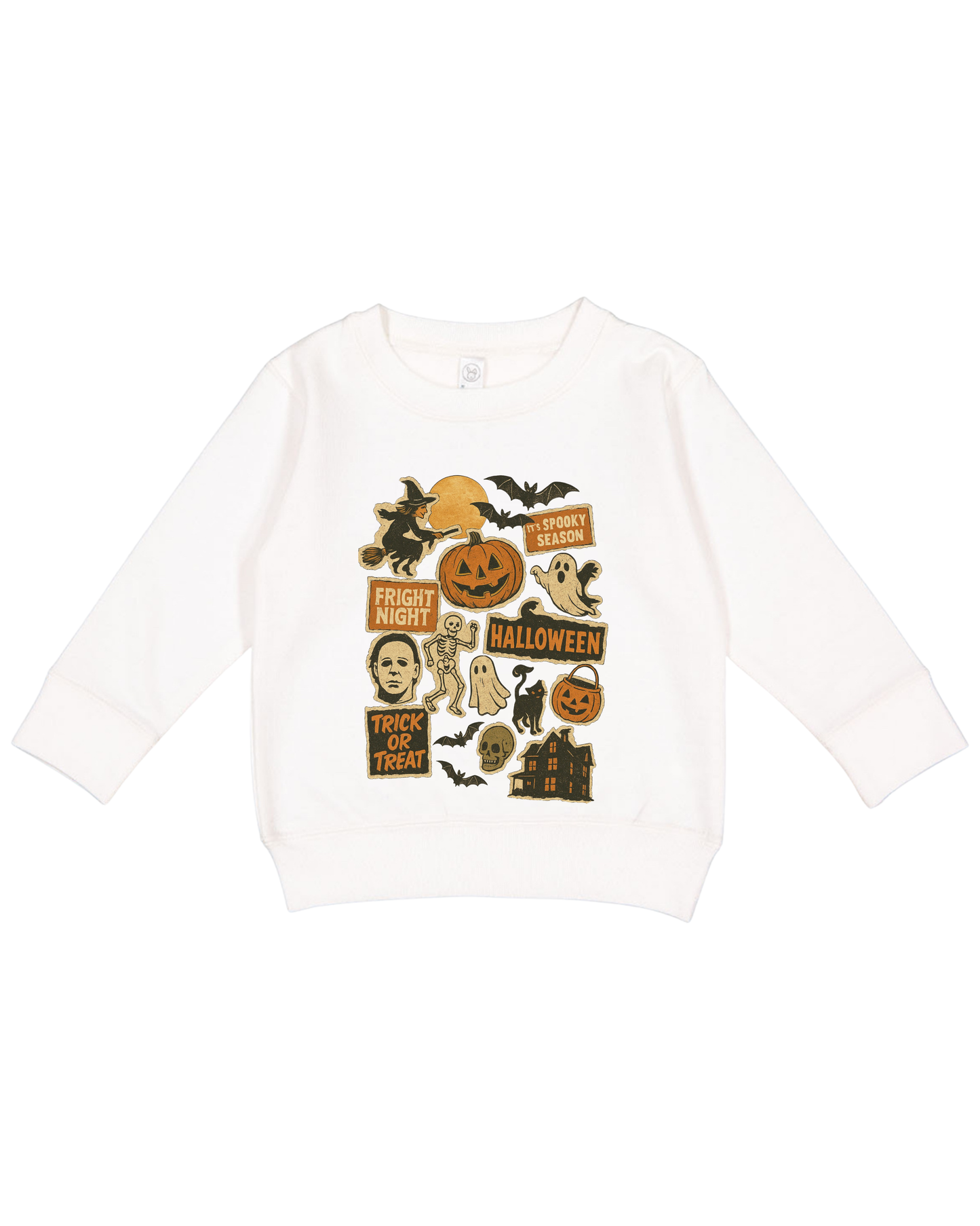 Vintage Halloween Charms Toddler Sweatshirt