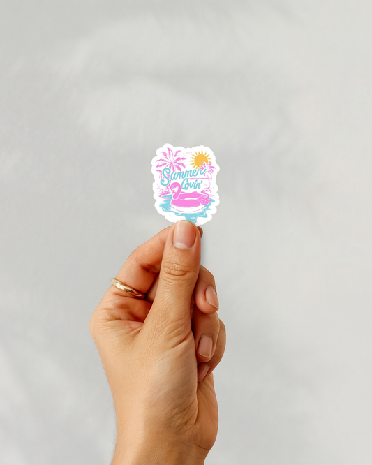 Summer Lovin’ Vinyl Sticker