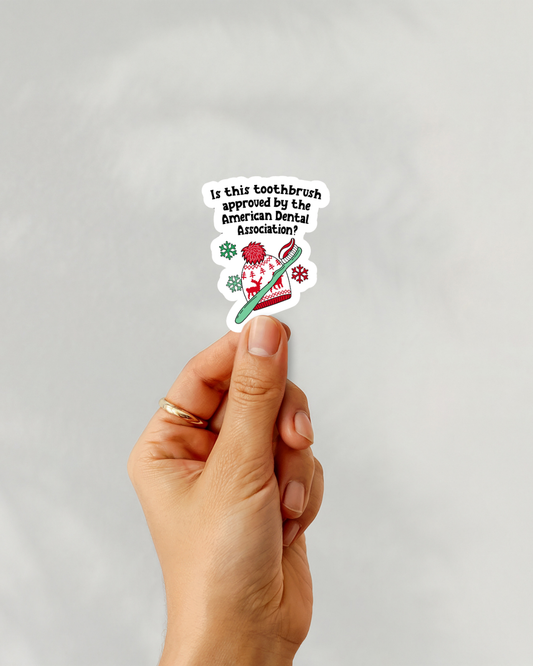 Home Alone Toothbrush Vinyl Sticker