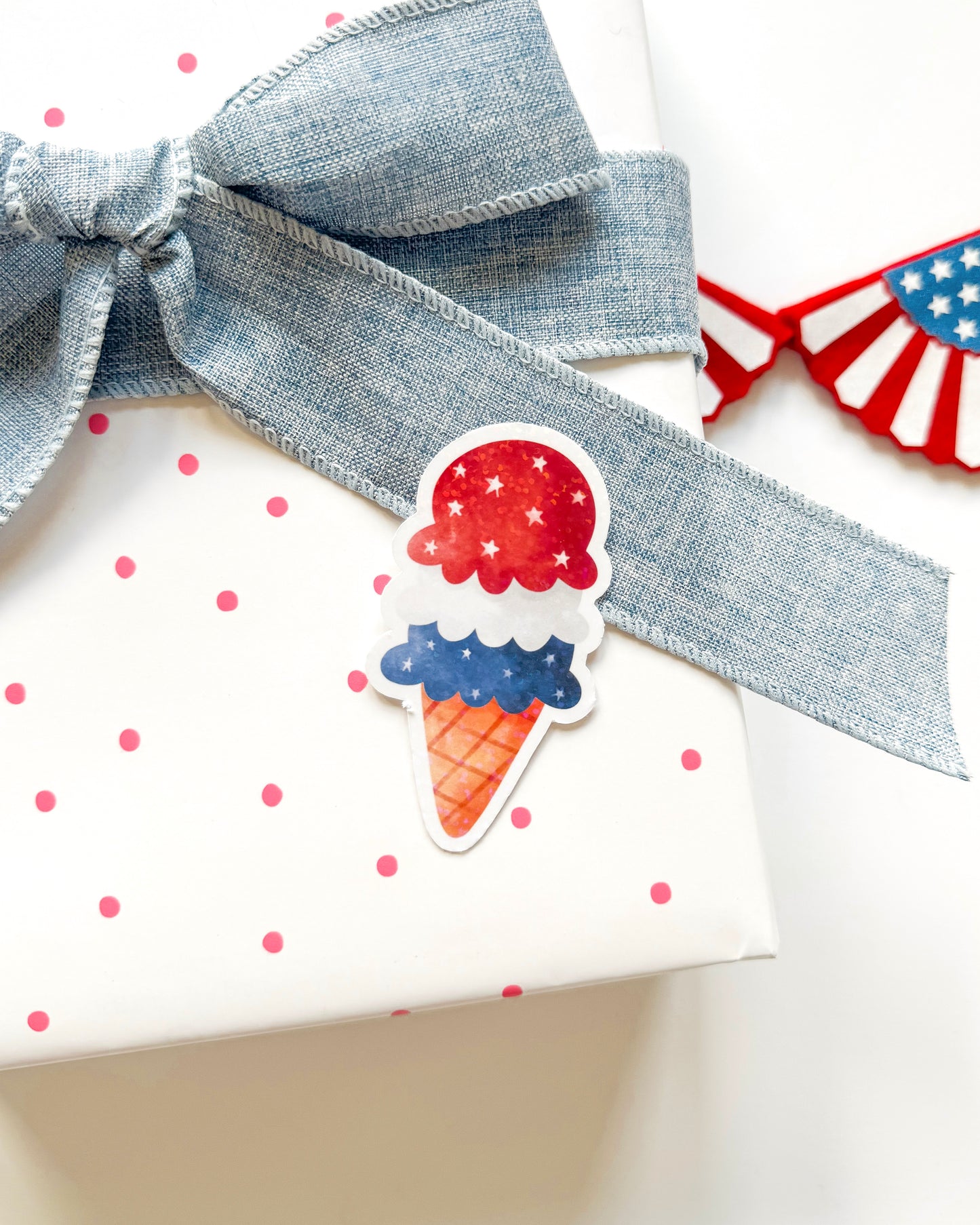 Ice Cream Vinyl Sticker