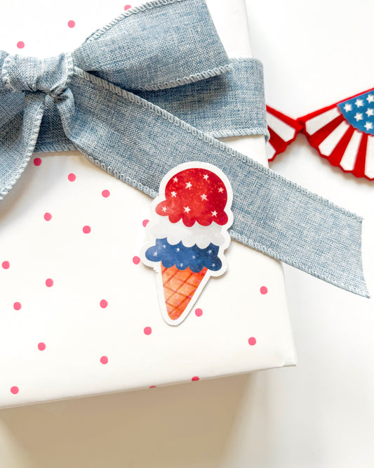 Ice Cream Vinyl Sticker