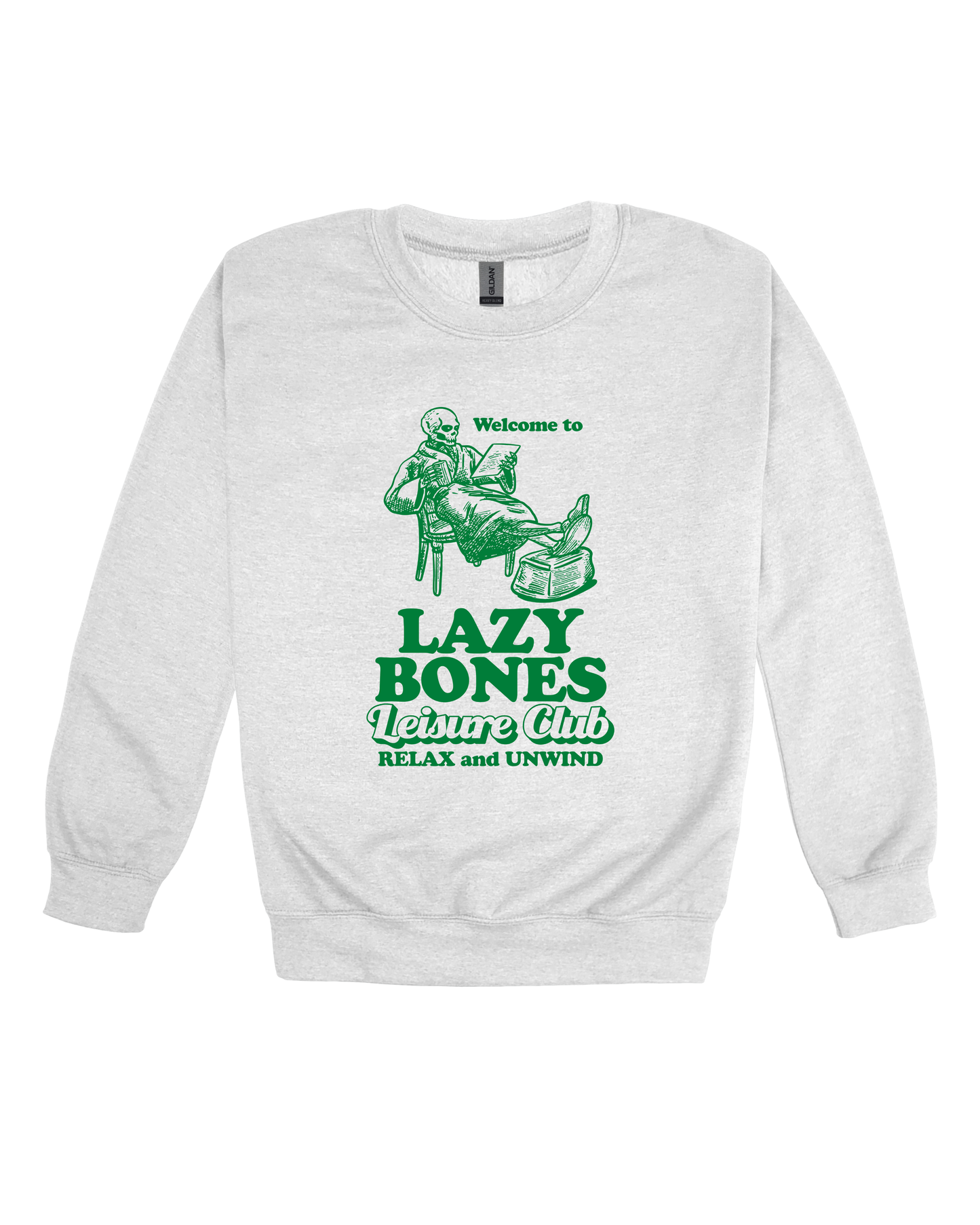 Lazy Bones Leisure Club Adult Sweatshirt