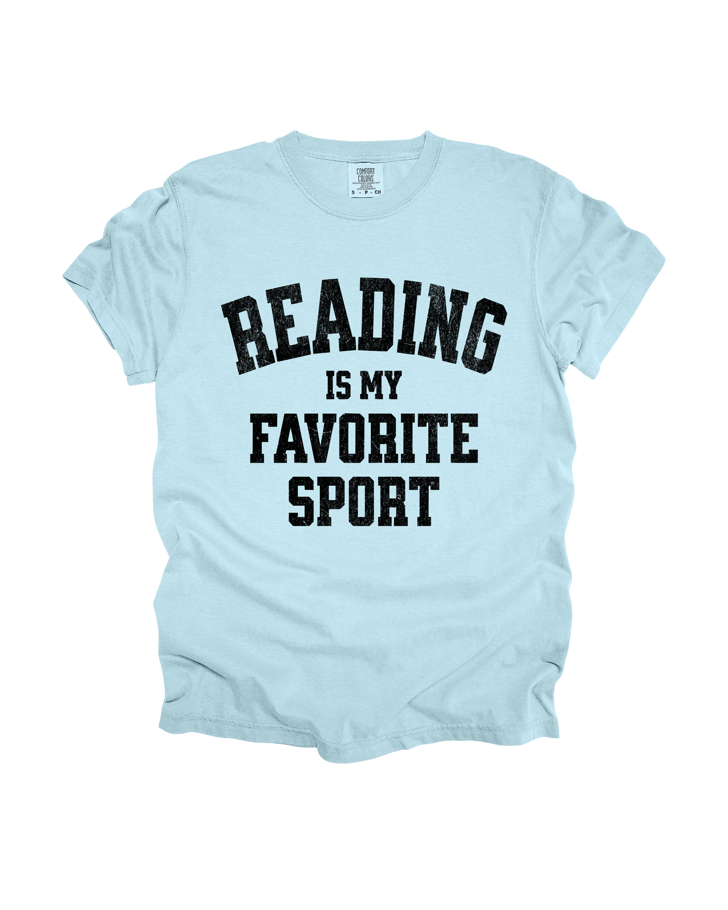 Reading Is My Favorite Sport Adult Tee