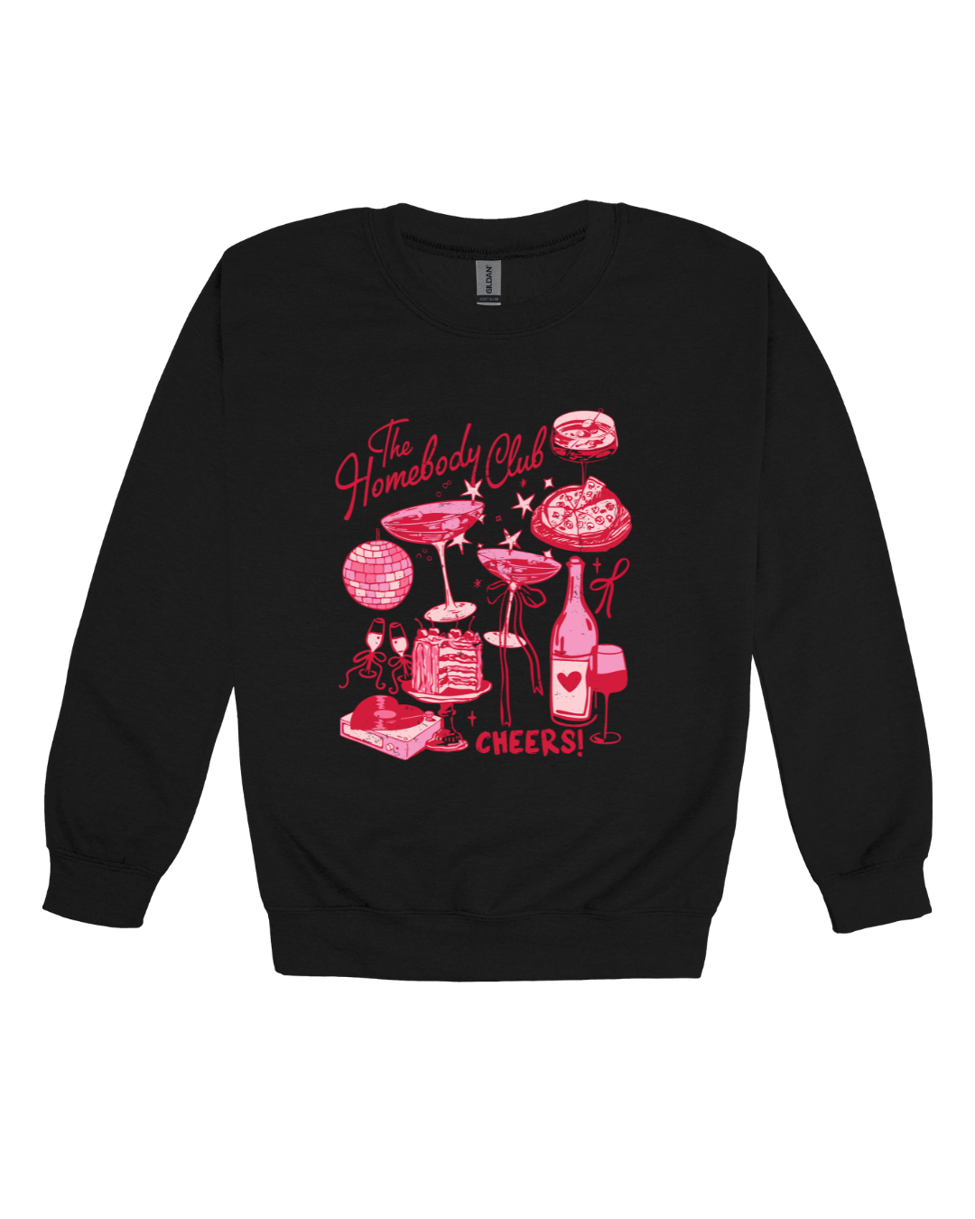 Homebody Club Cheers Adult Sweatshirt