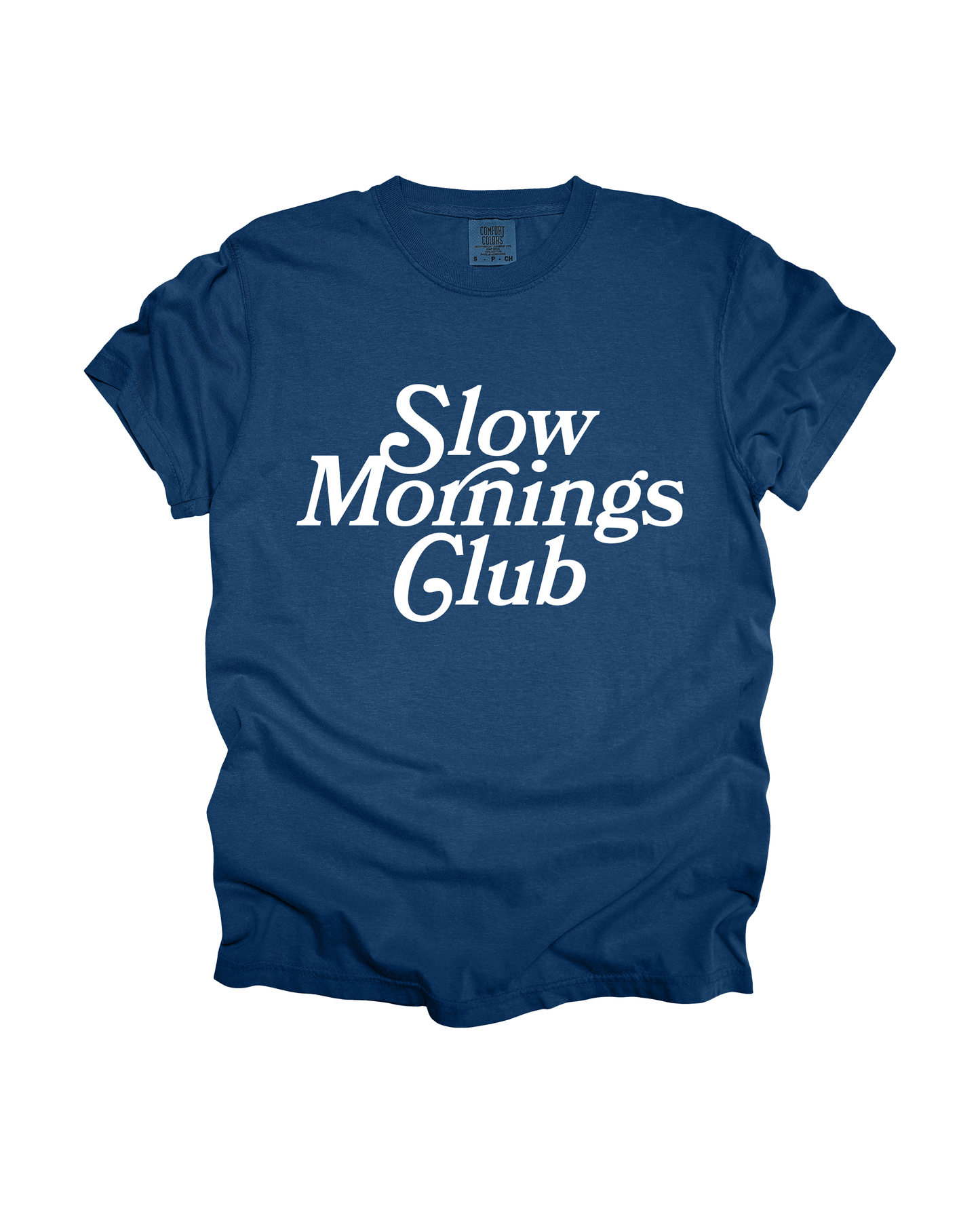 Slow Mornings Club Adult Tee
