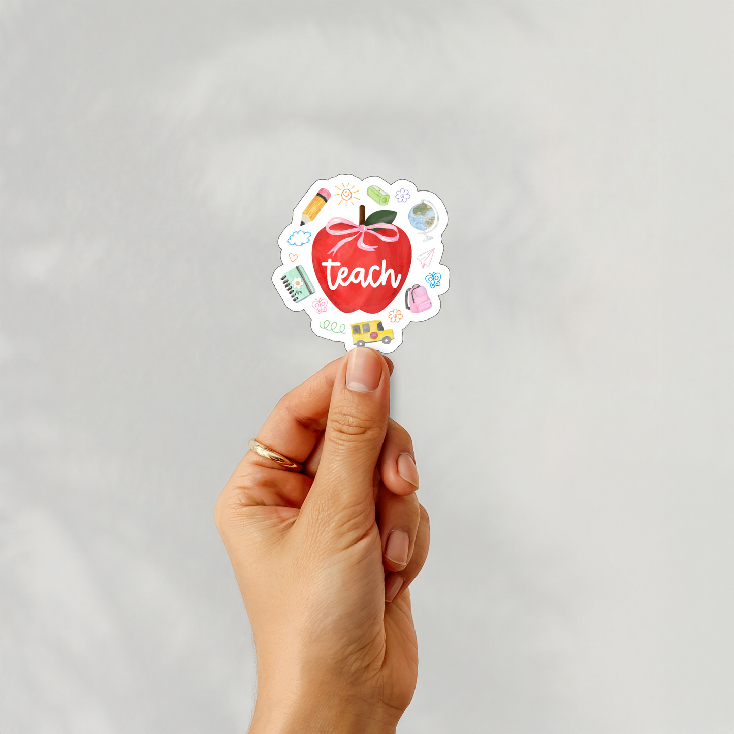 Teach Vinyl Sticker