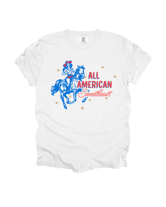 All American Sweetheart Adult Tee
