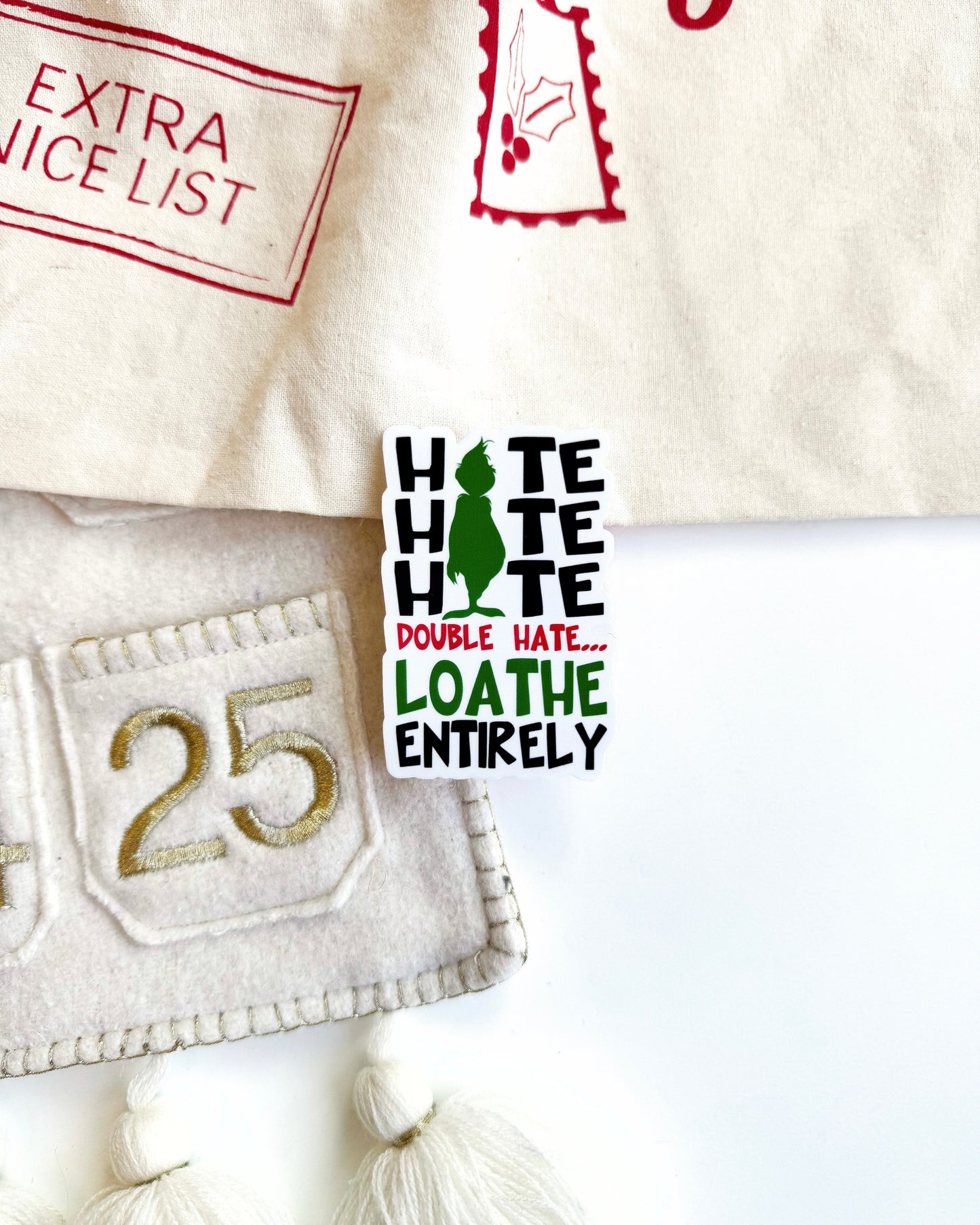 The Grinch Vinyl Sticker