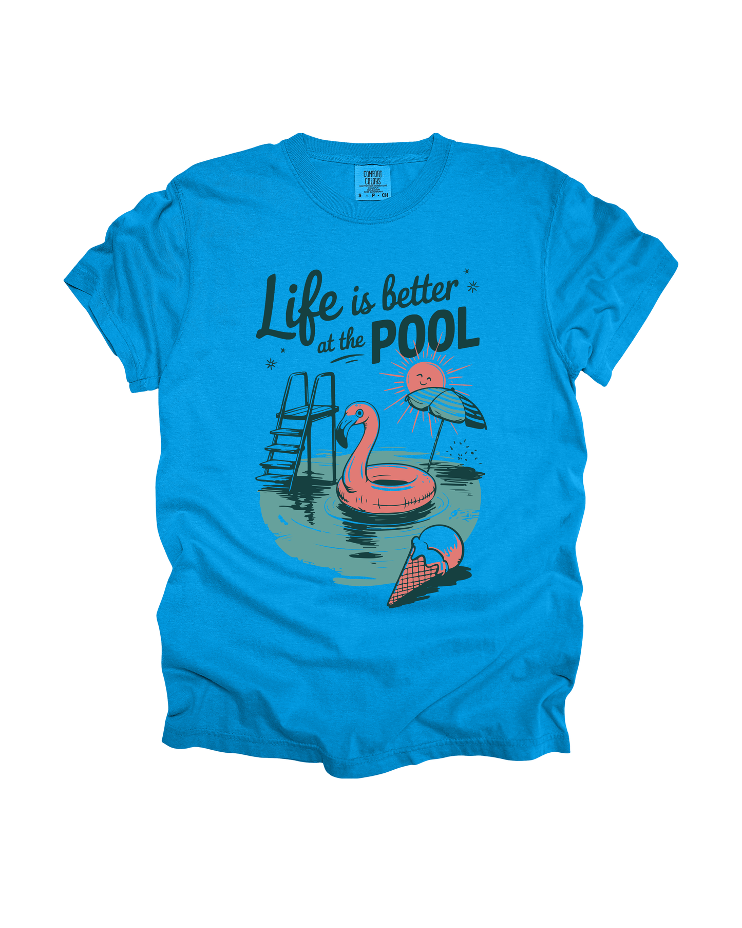 Life Is Better At The Pool Adult Tee