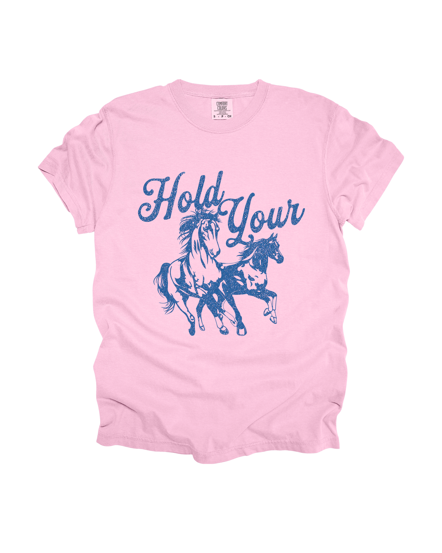 Hold Your Horses Adult Tee