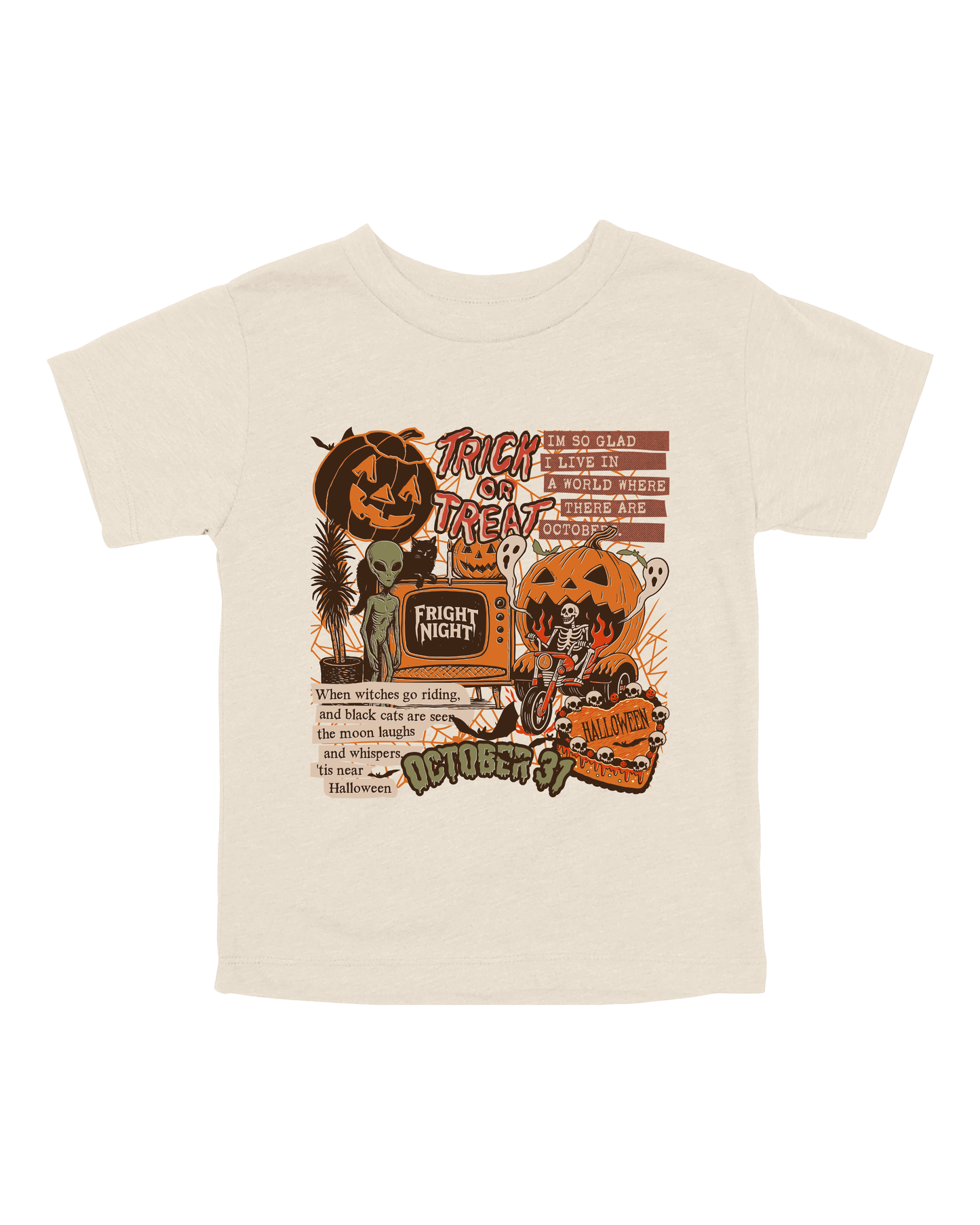 Vintage Halloween Collage Youth Tee