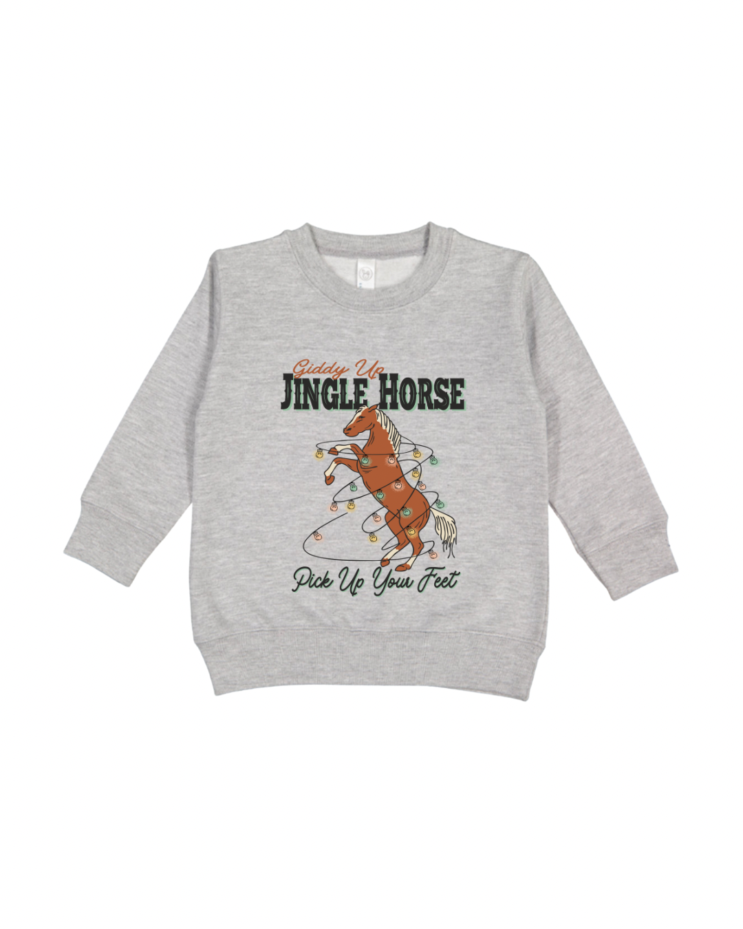 Giddy Up Jingle Horse Toddler Sweatshirt
