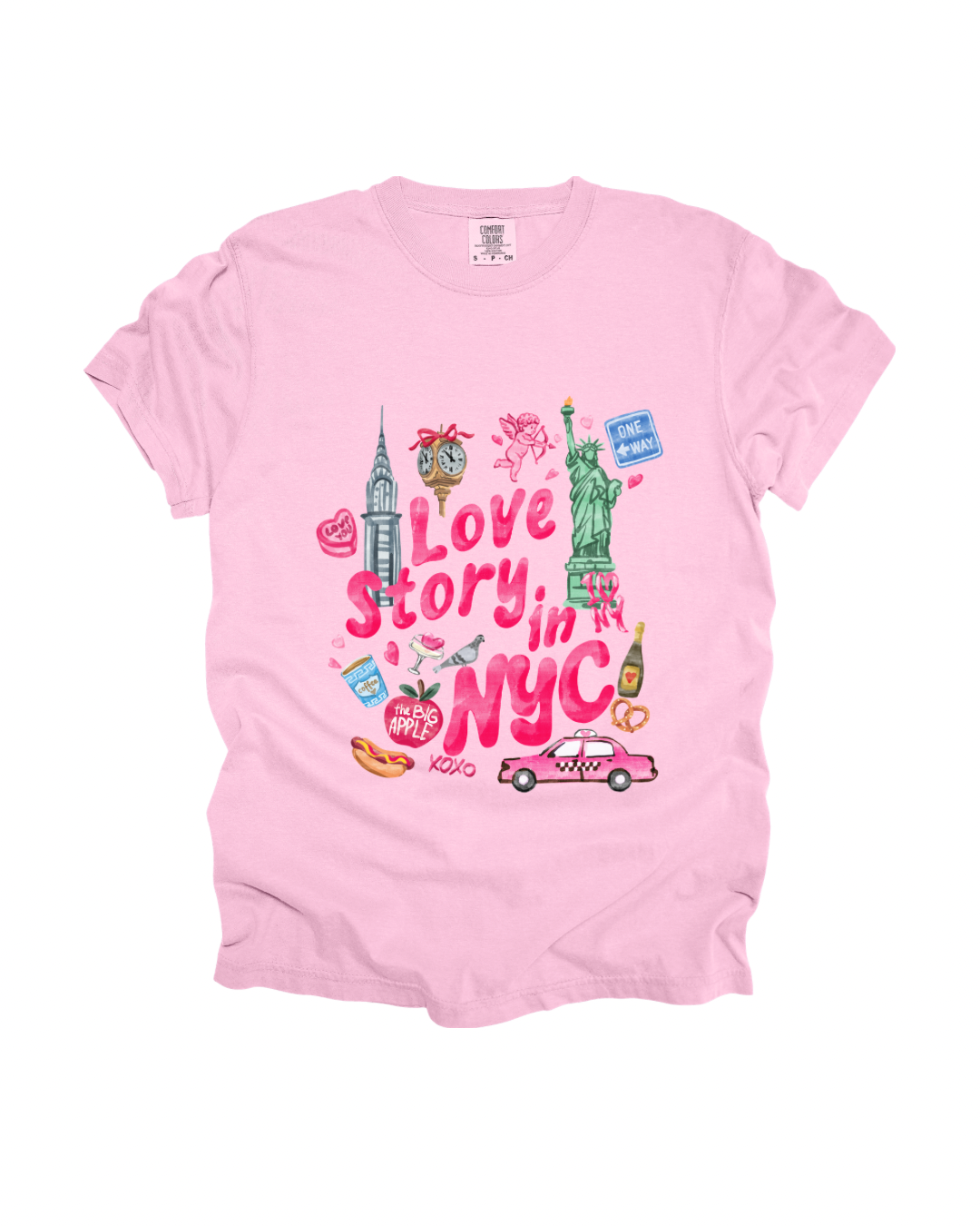 Love Story In NYC Adult Tee